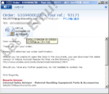 添付ファイル付きウイルスメール実例 ワード文書ファイル（拡張子 .doc .docm）はマクロ感染型ウイルス