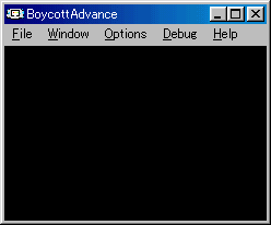 ゲームボーイアドバンスエミュレータ「BoycottAdvance」